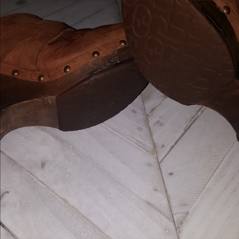 Ugg Camel Color Clog / Mules Size 9 - image 6